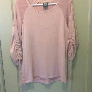 Bobeau top.  Light pink/mauve.